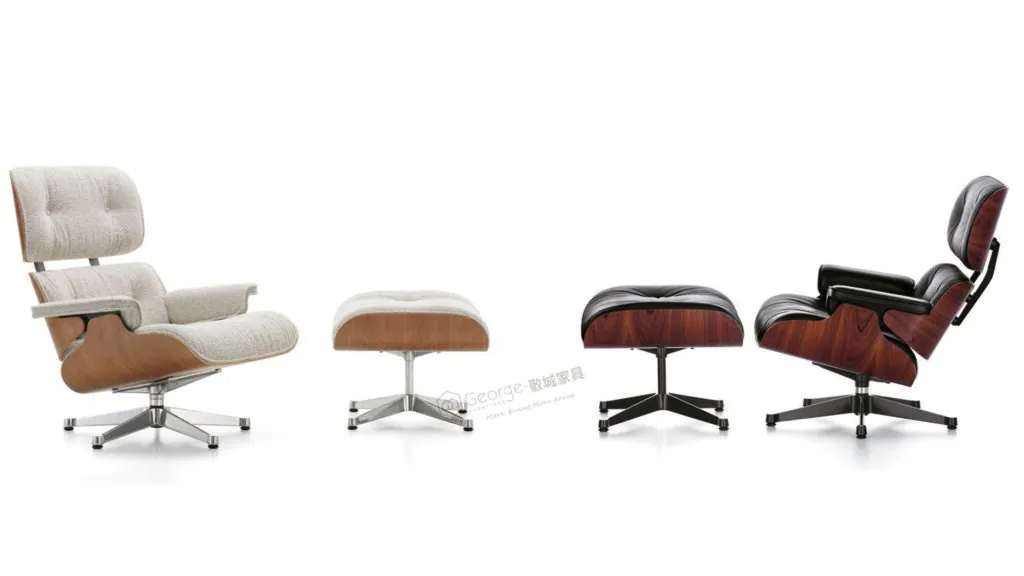 white and brown leather recliner armchair with ottoman